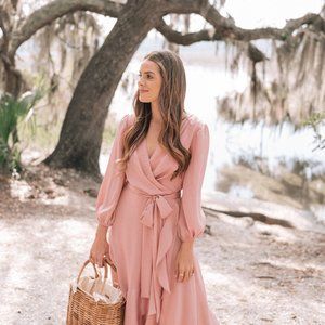 Gal Meets Glam Jennifer wrap dress size 8